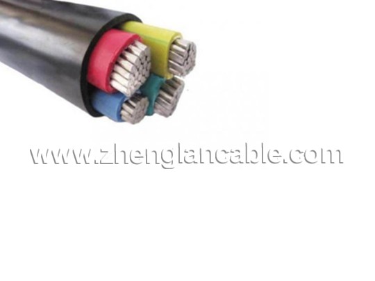XLPE insulated LV cable unarmored